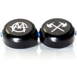 Demolition Parts Embouts De Guidon DEMOLITION MARKIT Aluminium Noirs