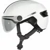Casque ABUS HUD-Y ACE Shiny Blanc - Taille M -Demolition Parts Soldes Boutique casque abus hud y ace shiny blanc taille m