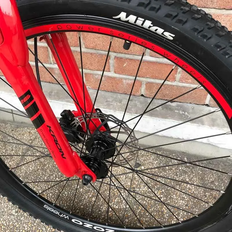 Generique Custom VTT KRON 26" CUSTOM Rouge 7 Generique Custom VTT KRON 26" CUSTOM Rouge – Image 5