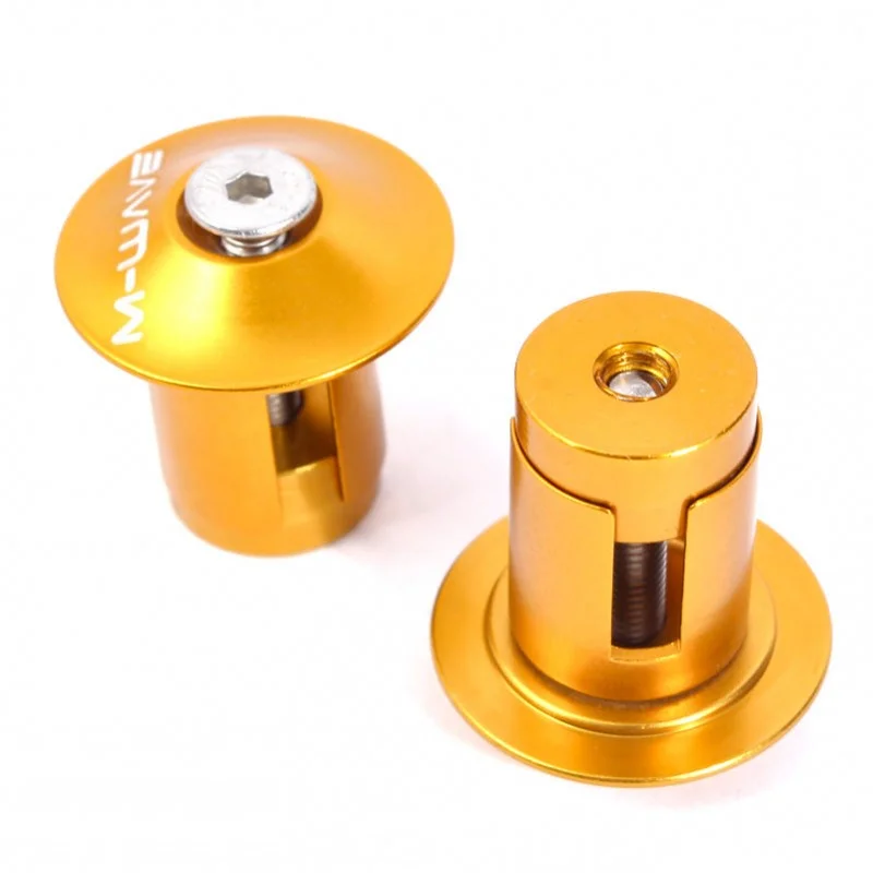 EMBOUTS GUIDON M-WAVE Aluminium 4 EMBOUTS GUIDON M-WAVE Aluminium – Image 2