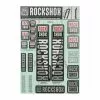 Kit De Stickers Fourche ROCKSHOCK 1 Kit De Stickers Fourche ROCKSHOCK -Demolition Parts Soldes Boutique kit de stickers fourche rockshock