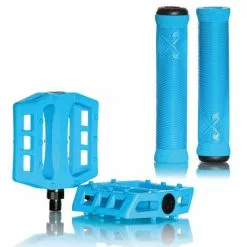 Demolition Parts Pack DEMOLITION Pédales + Poignées Bleu Glacier