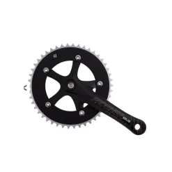 Generique PEDALIER GEN FIXIE 170mm 46T Black BCD130