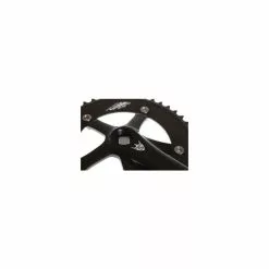 Pédalier Sugino PISTA - Noir - 46T -Demolition Parts Soldes Boutique pedalier sugino pista noir 46t 1