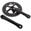 Pédalier Sugino PISTA - Noir - 46T -Demolition Parts Soldes Boutique pedalier sugino pista noir 46t