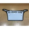 Se-bikes PLAQUE SE BIKES "BIKE LIFE" Blk/White -Demolition Parts Soldes Boutique plaque se bikes bike life blk white