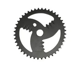 Generique PLATEAU BMX 44T Acier Noir