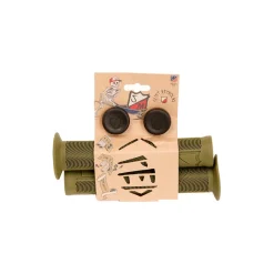 Poignées S&M CREDENCE Vertes Army