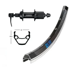 ROUE EXAL ARR 28x1.75 7v CASSETTE 36T Axe Traversant