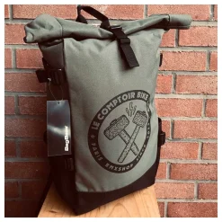 Le Comptoir SAC À DOS LECOMPTOIRBIKESHOP ROLL -TOP Army Green