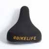 Selle BIKELIFE Noire Logo Orange 1 Selle BIKELIFE Noire Logo Orange -Demolition Parts Soldes Boutique selle bikelife noire logo orange