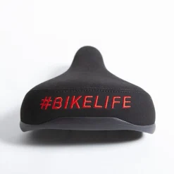 Selle BIKELIFE Noire Logo Rouge -Demolition Parts Soldes Boutique selle bikelife noire logo rouge 4