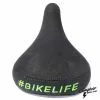 Selle BIKELIFE Noire Logo Vert -Demolition Parts Soldes Boutique selle bikelife noire logo vert