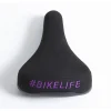 Selle BIKELIFE Noire Logo Violet