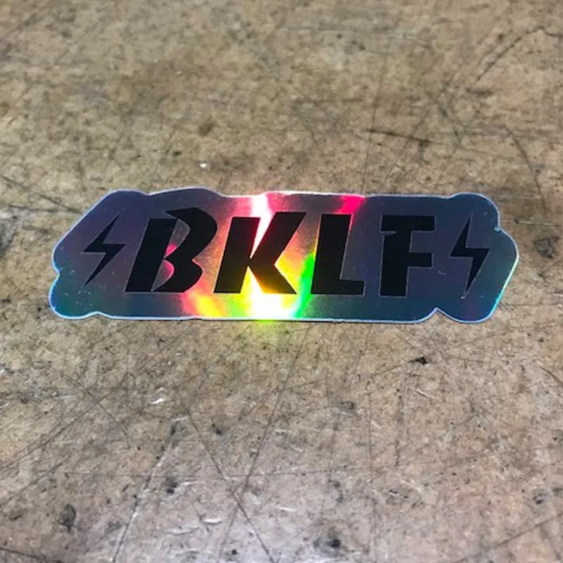 BIKELIFE Sticker BKLF Holographic Medium 4 BIKELIFE Sticker BKLF Holographic Medium – Image 2